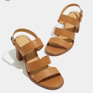 Madewell Abbi Sandal Cognac 7.5